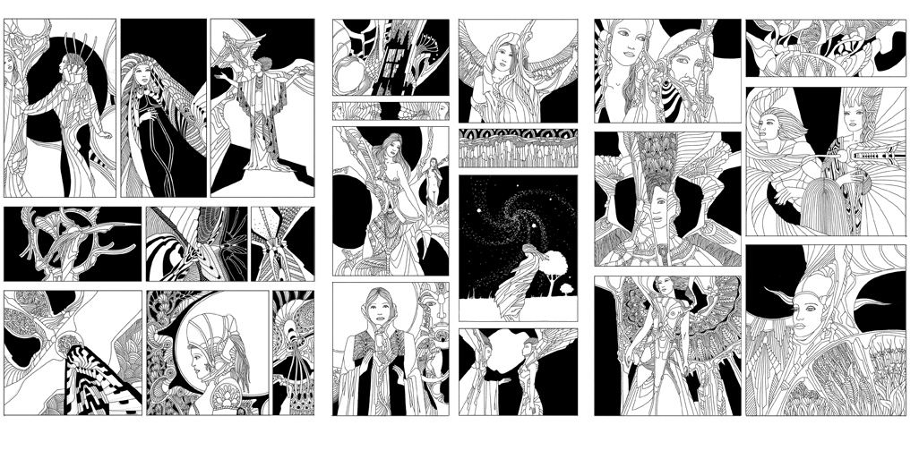 bd-dessins-au-trait-noir-blanc